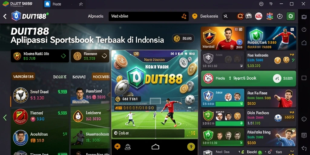Screenshot dari gameplay Sportsbook di aplikasi DUIT188.