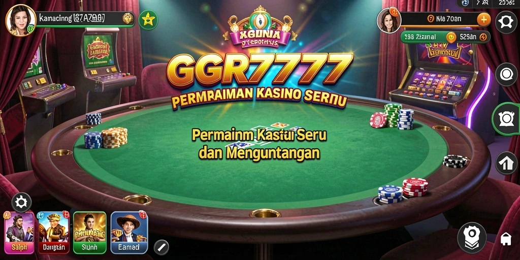 Tampilan screenshot GGR7777 menampilkan gameplay Kasino yang menarik.