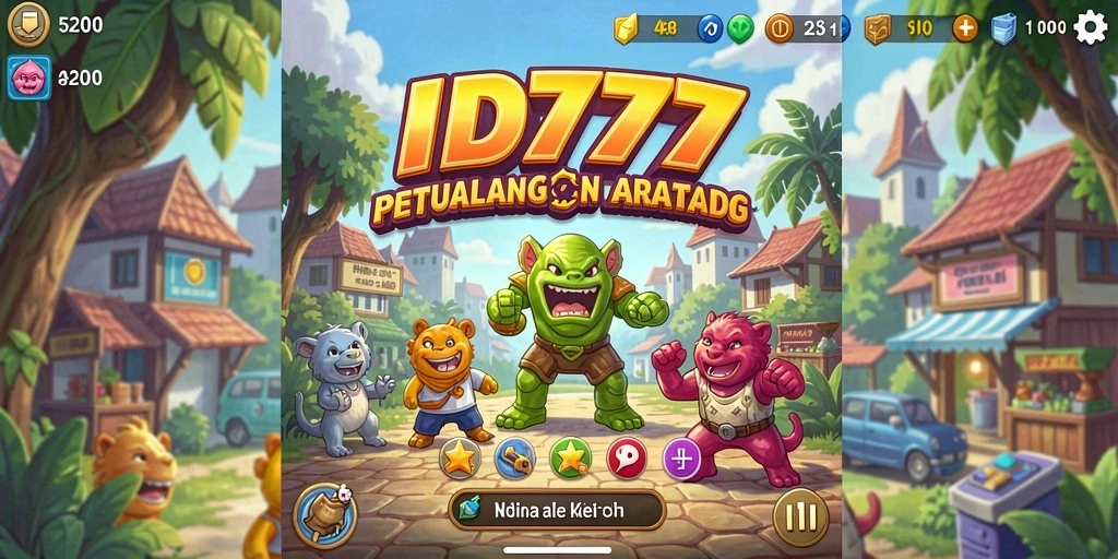 Tampilan gameplay ID777 yang seru di arena Arcade.