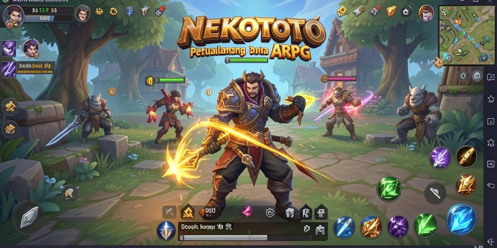Tangkapan layar menarik dari gameplay ARPG NEKOTOTO yang penuh aksi.
