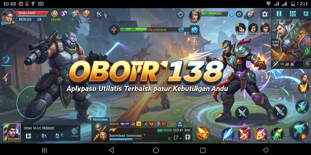 Tampilan screenshot OBOR138 menampilkan fitur utilitas yang lengkap.