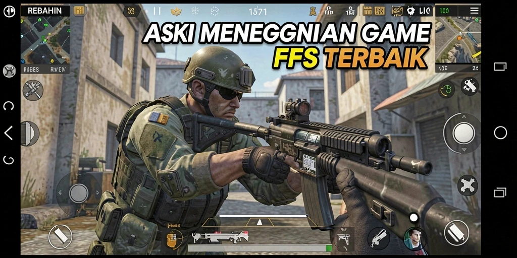 Screenshot gameplay <strong>REBAHIN</strong> menunjukkan aksi pertempuran yang mendebarkan.