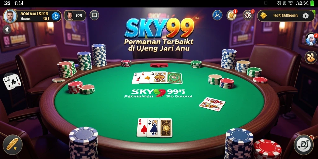 Tampilan gameplay utama dari SKY99 yang seru dan menegangkan.